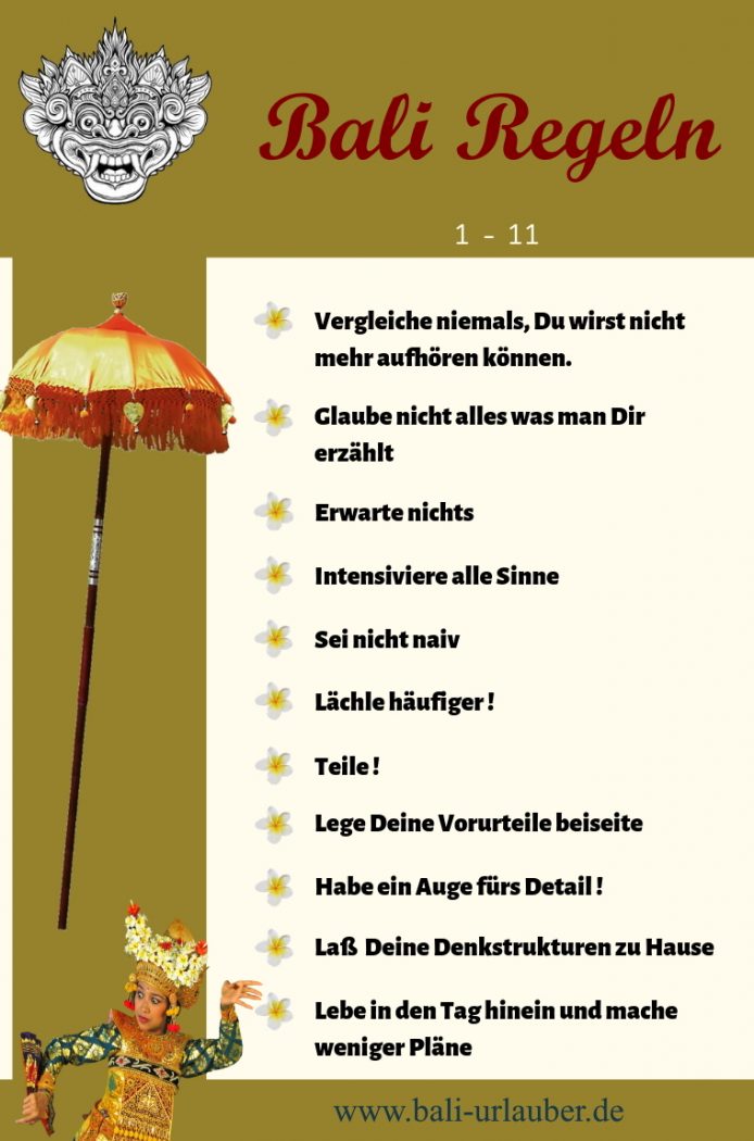 Bali Regeln