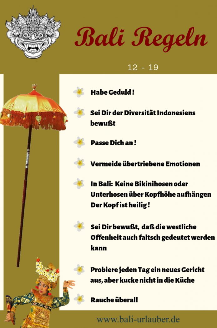 Bali Regeln